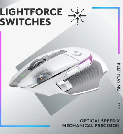 Mouse Logitech G502 X PLUS Lightspeed Wireless Optical White